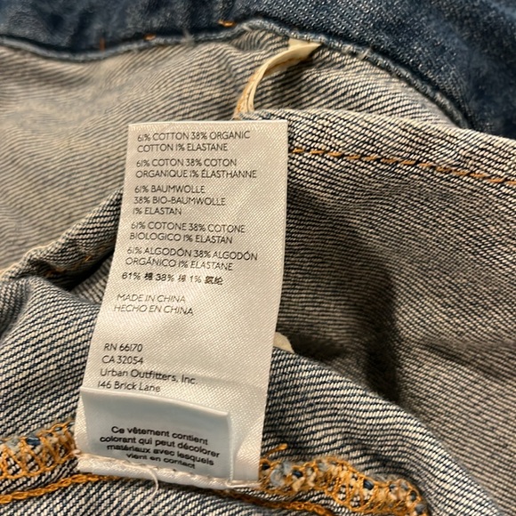 Pilcro Anthropologie Denim Jean Kimono Jacket M - Picture 9 of 10